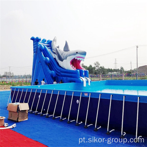 Novo design piscina inflável feita sob medida